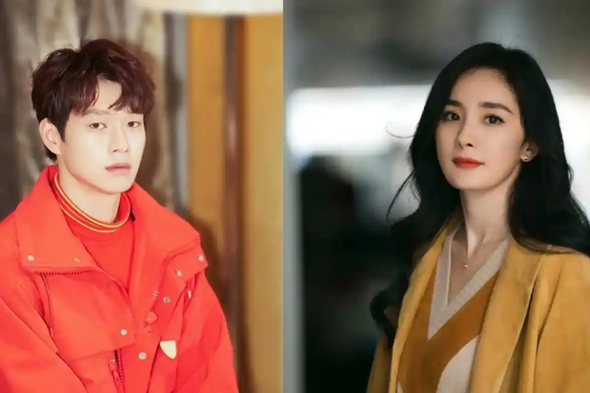 杨幂与魏大勋乘坐同一趟航班回京.