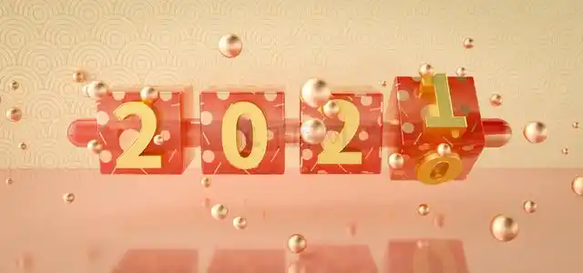 c4d2021跨越2020创意背景