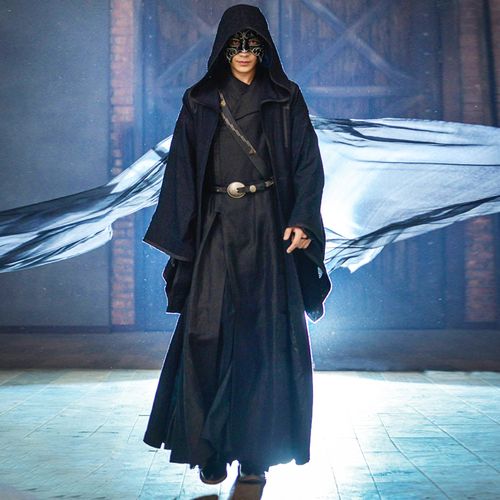 男士古装影视汉服棉麻武侠侠客客服刺客黑衣人民族服装