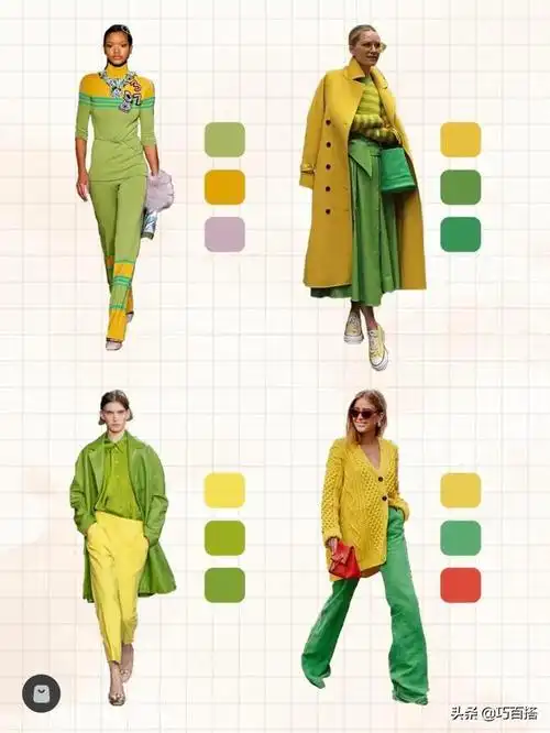 色系搭配技巧服装知识(穿搭颜色搭配表及效果图片)(12)