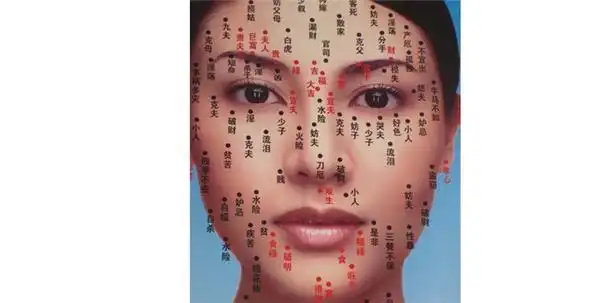 女人面部痣相图解大全