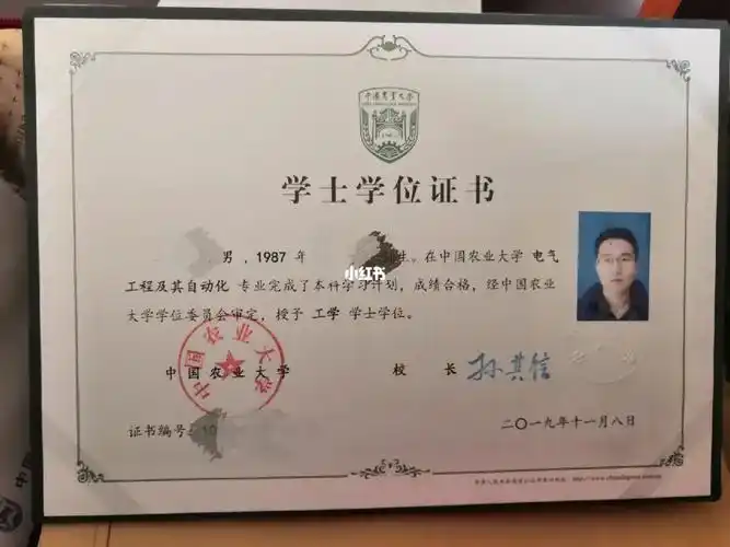 取得了中国农业大学成人本科毕业证和学位证