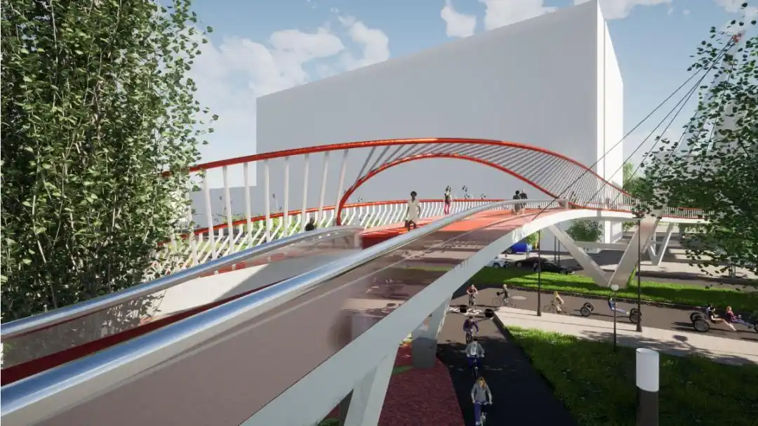 渭桥助力选出你心目中的长安大学跨汽车试验场人行天桥