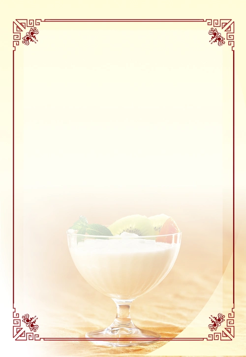 饮品菜单背景素材