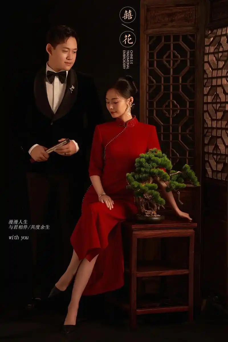 麦田映画x旗袍婚纱照.#沧州麦田映画婚纱摄影 #沧州 #婚纱 - 抖音