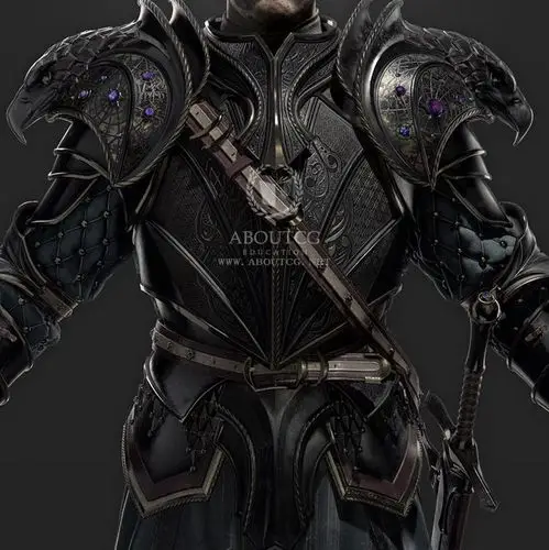 伍个兔子从天番地茄转采于2019-07-27 17:20:47盔甲正面k-铠甲-西式