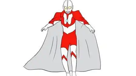 初代奥特曼简笔画 黑暗初代奥特曼简笔画
