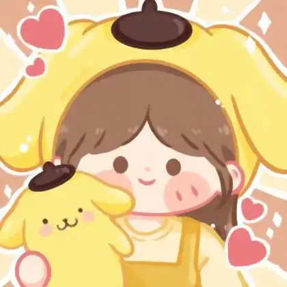 呆萌小可爱图片卡通小女孩头像