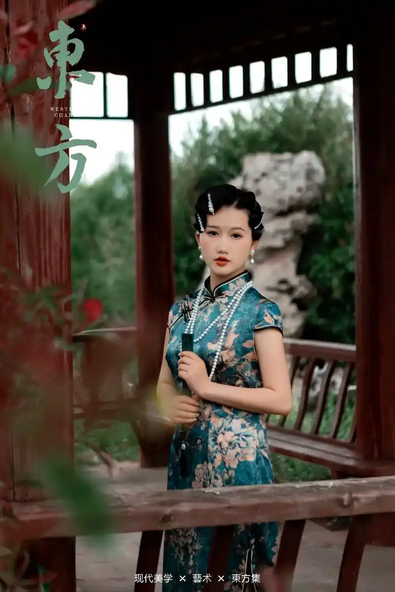 旗袍写真#旗袍秀一秀女子好温柔 #客片分享 - 抖音