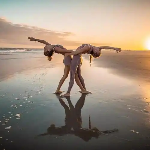 原创无聊的时候不好好休息非要挑战高难度双人动作真让人看不懂