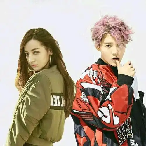 陆地cp:你没见过的鹿晗迪丽热巴,cp感爆棚