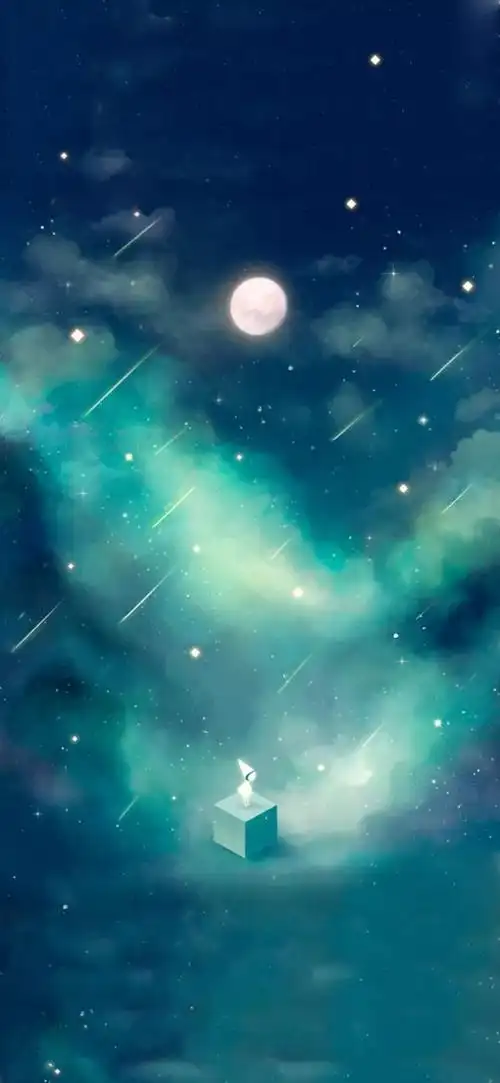 魔幻的水彩壁纸,送给你色彩的盛宴