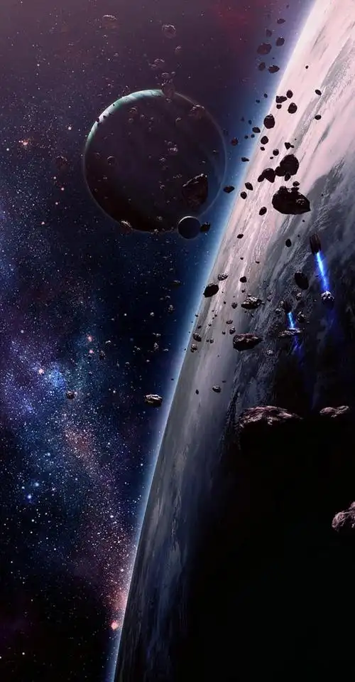 「壁纸」星空—我遨游宇宙几光年,只为换得与你擦肩