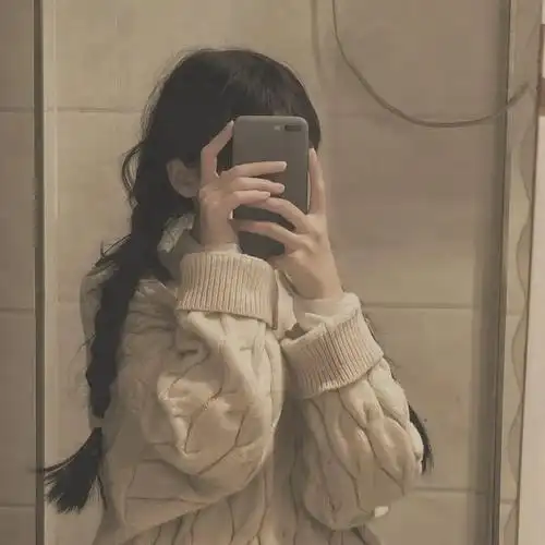 对镜自拍真人闺蜜头像##女生头像