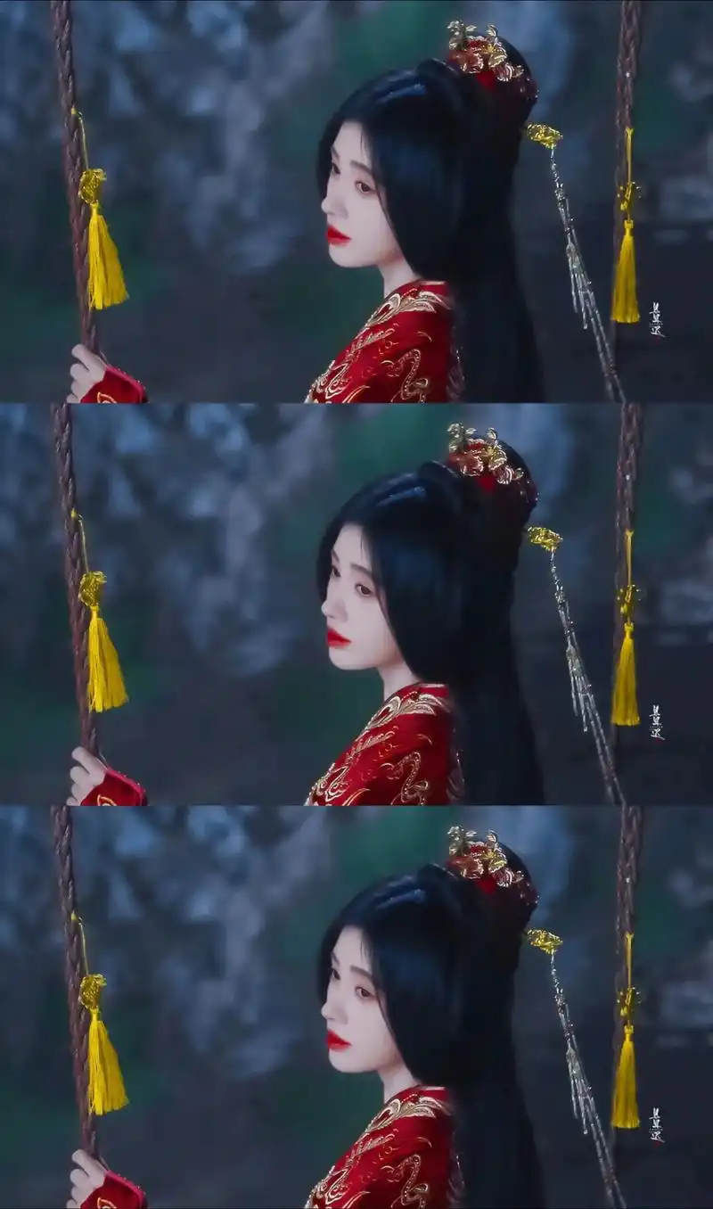 鞠婧祎 #红衣  #魅惑 #鞠婧祎花间令 #抖音助手助我上 - 抖音