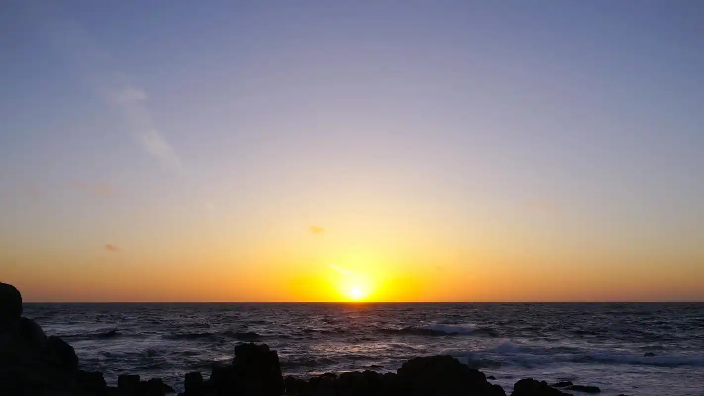 美国17英里海岸风景(7)大海观落日