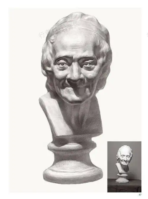 素描石膏像人物 素描石膏像常见人物