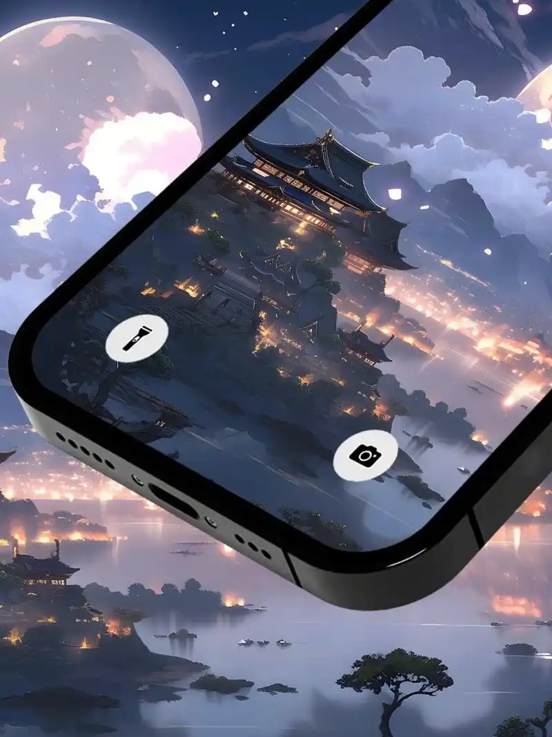 手机ipad平板4k高清壁纸|128|繁华的古都 这幅壁画呈现了一片充满喧嚣