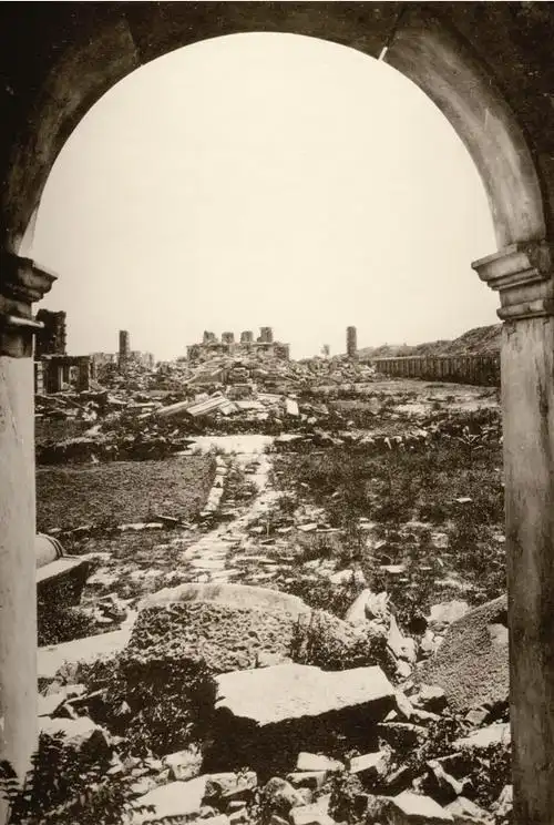 喜仁龙镜头下的圆明园旧影