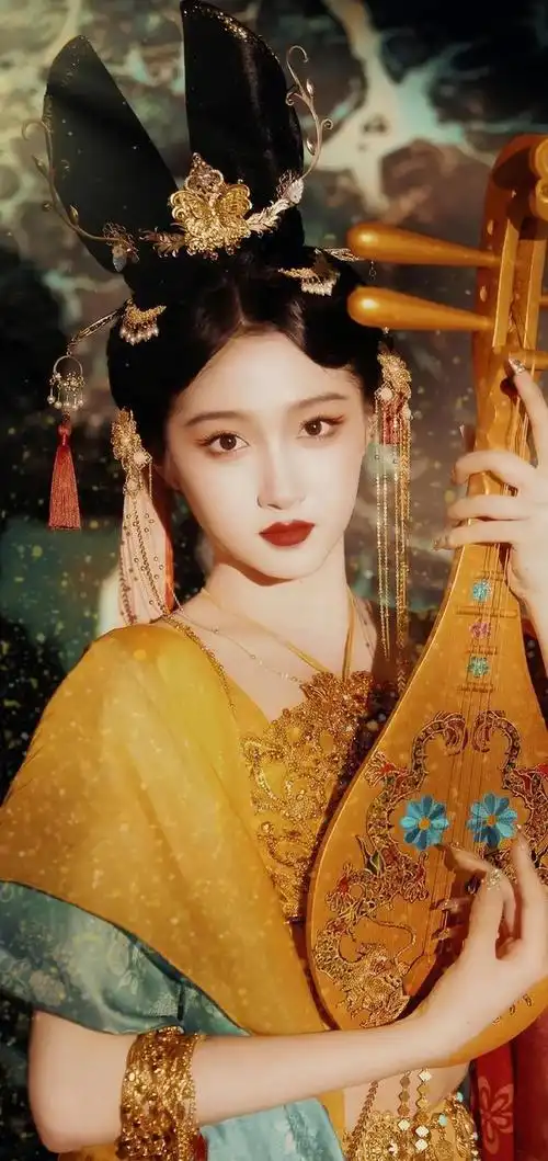 美女系列壁纸关晓彤古装造型很漂亮