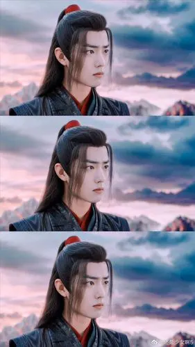 陈情令魏无羡肖战拼接壁纸