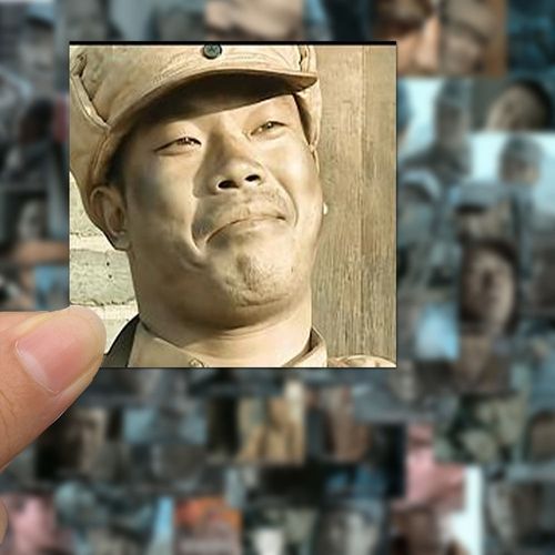 62张亮剑李云龙开炮搞怪个性沙雕表情包贴纸装饰恶搞防水网红贴纸