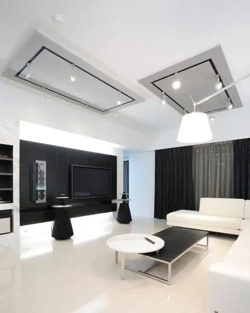 简约客厅背景墙效果图