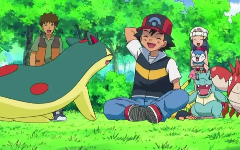 过了两季后,小智的火球鼠居然进化了