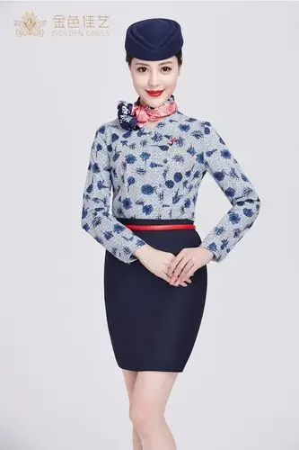 金色佳艺 动态| 2018中国东航空姐衬衫职业制服 model show