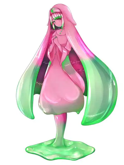 双色原创史莱姆女孩