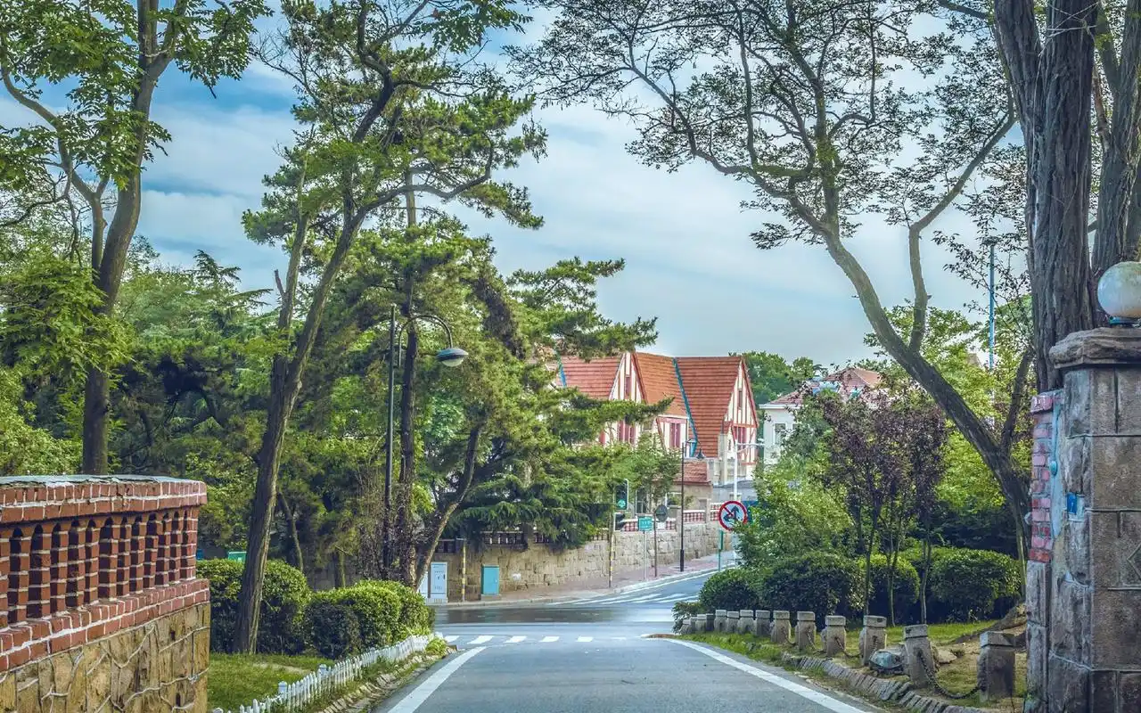 青岛老城建筑风景图片桌面壁纸