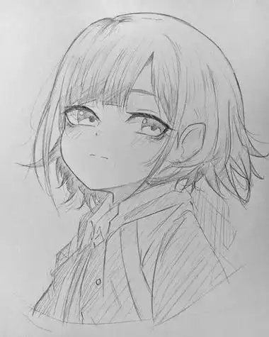 花与萌娘 动漫线稿手绘涂色集动漫卡通人物绘画技法漫画彩铅画但是却