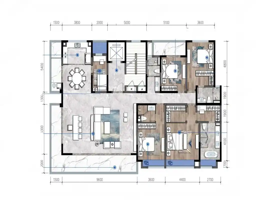 太过于华丽了,300平米的豪华大户型给你诠释了什么叫贵族的生活方式