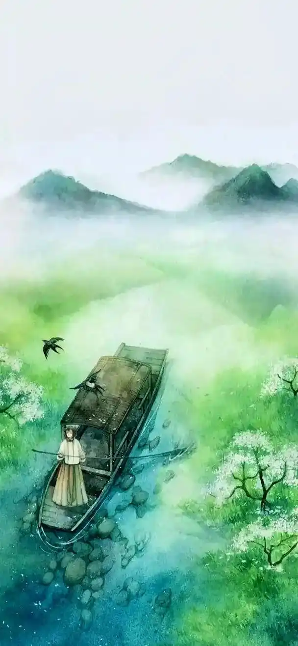 烟雨朦胧醉江南,万般柔情烟雨中.#烟雨江南  #古风  - 抖音