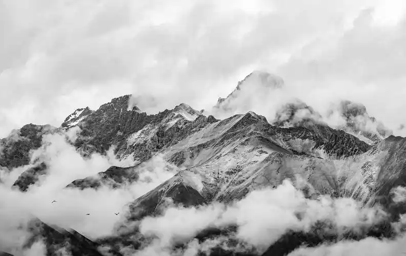 【桂林大河】-黑白山水间