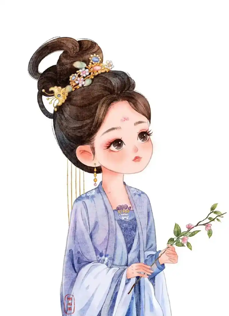 长相思卡通版.#杨紫 #杨紫小夭 #长相思电视剧#古风人物绘 - 抖音