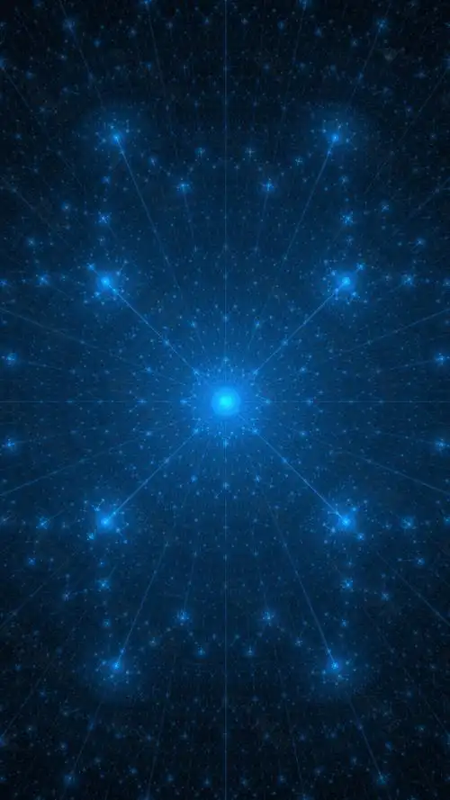 蓝色科技线条h5背景素材