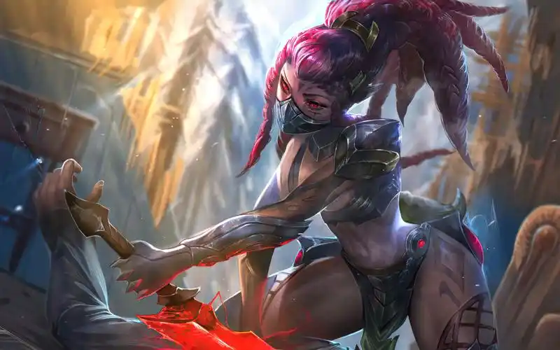 lol-离群之刺_阿卡丽集锦102期,浴血屠戮,一镖嗜魂!