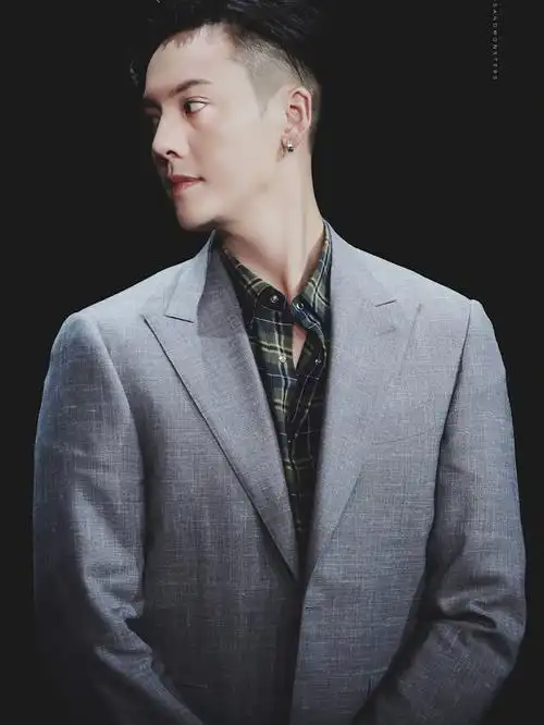 这造型也是个美啊 #痞帅  #陈伟霆  #男士发型参考