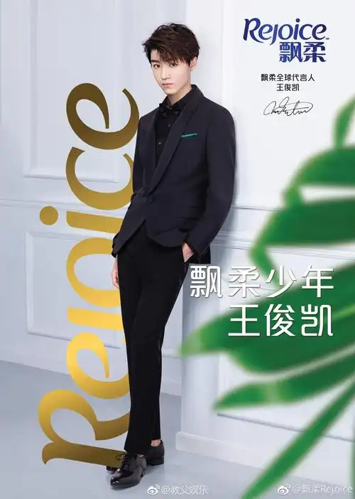 王俊凯飘柔全球代言人,鉴于王俊凯的热度实在是高
