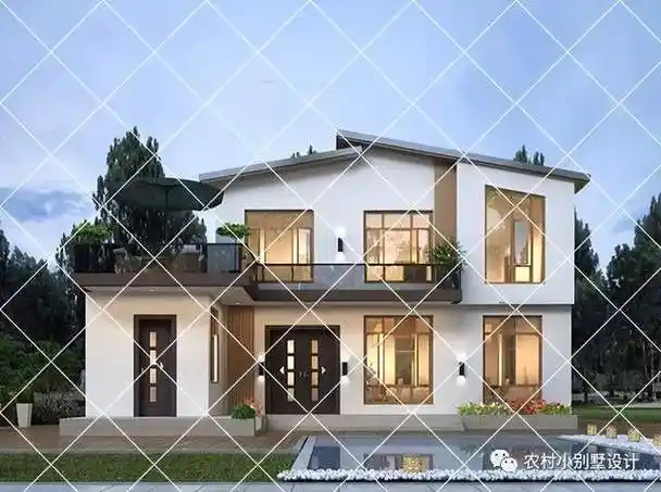 30套现代风格农村小别墅,造型简约时尚,80,90后的朋友一定要看_房子