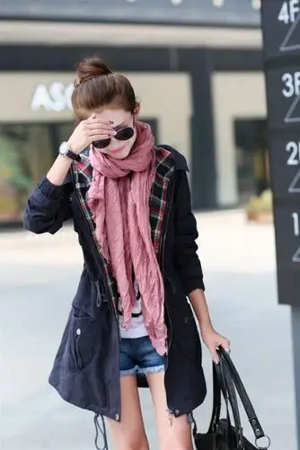 搭配劲减淡季狂甩风衣纯色2014秋季军绿xxl韩版现货橘 色卡其风衣