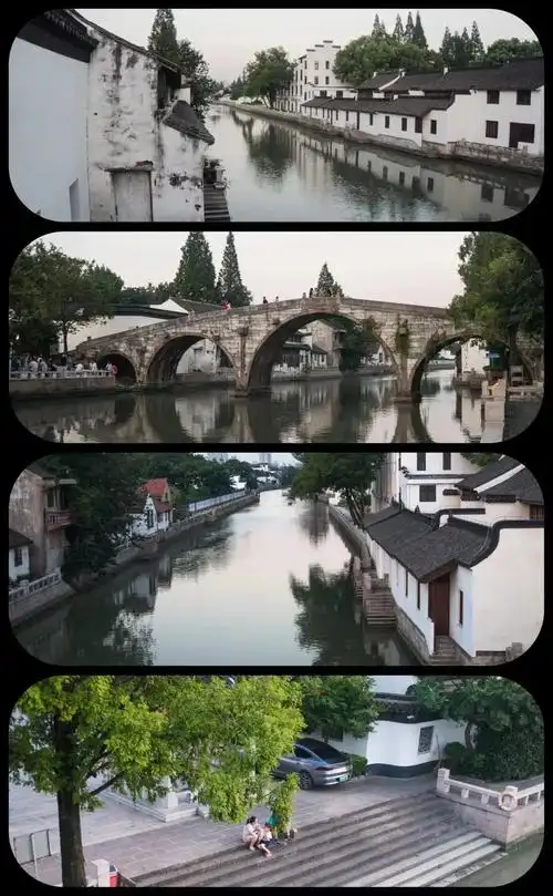 松江仓城老街 大仓桥与华亭街