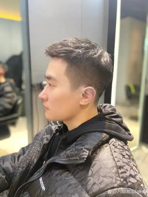 男生发型 明星同款小飞机头