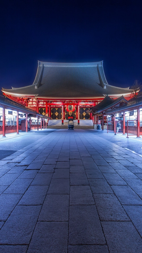 中国风古代建筑h5背景