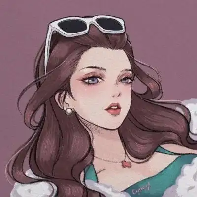 性感妩媚御姐风卡通女生头像