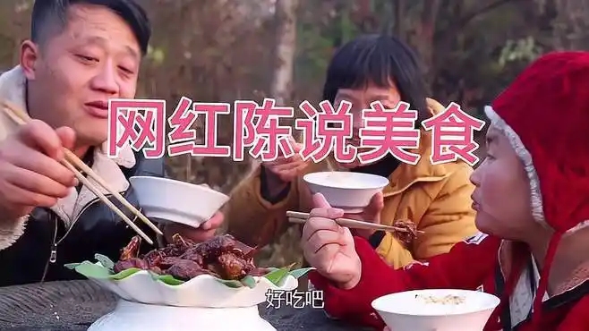 陈说美食胖妹满足大洋,做牛三宝,大洋吃得特别的满意-三农视频-搜狐