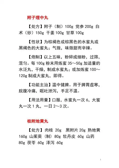 最新桂附地黄丸详细配方讲解学习.doc