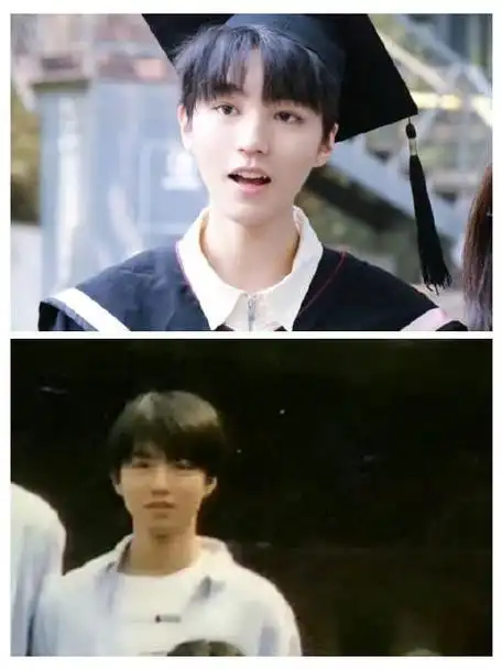 王俊凯的高中毕业照是一起陪伴着我们长大的男孩06小凯一直输出在做