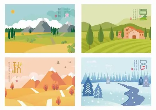 春夏秋冬和二十四节气相结合的小罐茶包装设计 - 美篇